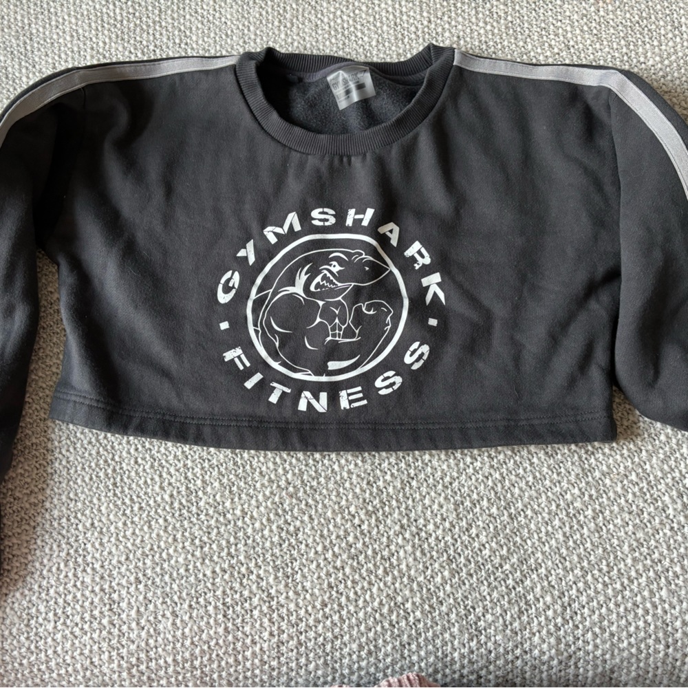 Gymshark logo cropped crewneck
